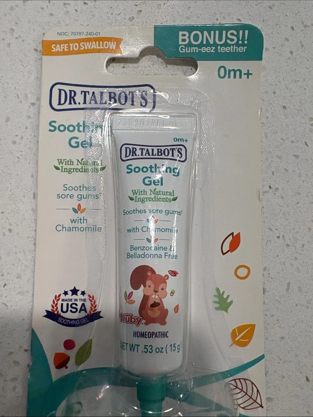 Soothing Gel with Blue Teether – Gentle Gum Relief